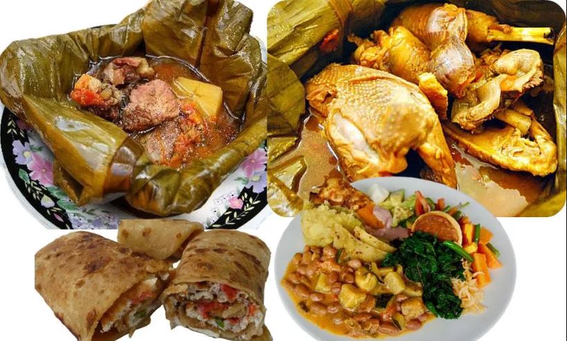 The local cuisine prepared at Ndere Cultural Centre in Uganda