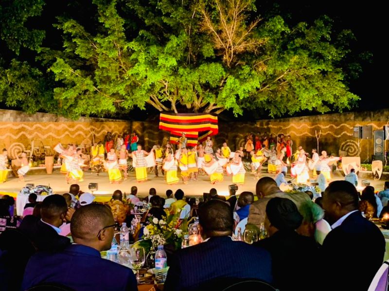Traditional dances performed at Ndere Cultural Centre in Uganda