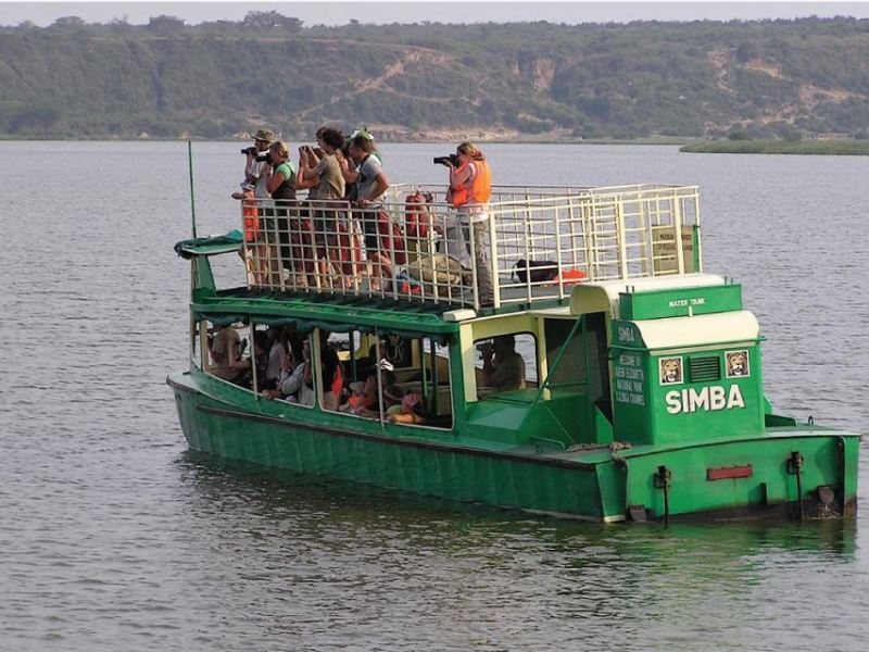 Boat cruise in Lake Mburo National Park