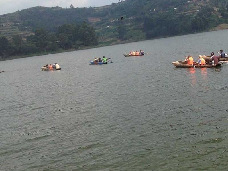 Canoeing and Boat Rides in lake Bunyonyi