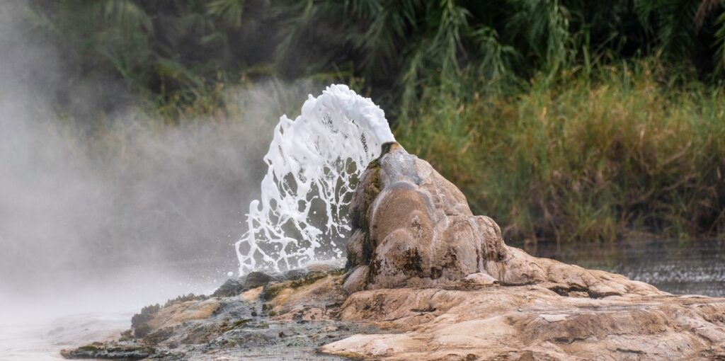 The female hot spring in Semuliki National Park