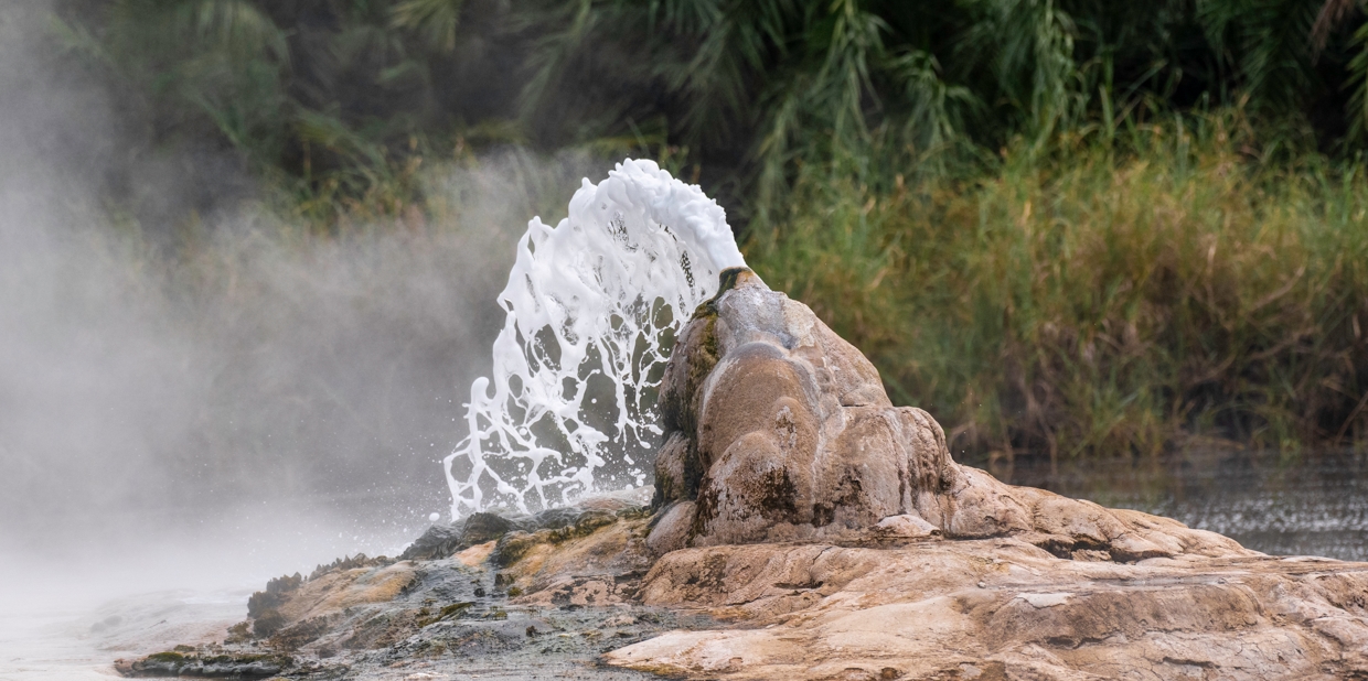 The female hot spring in Semuliki National Park