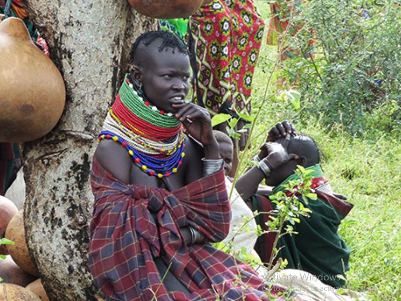 The Ik and the karamojong share the same body piercing