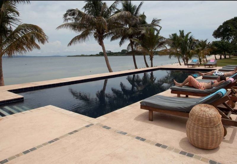Relaxing at Pineapple Bay Resort Bulago Island