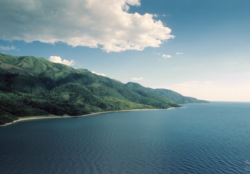 Lake Tanganyika along the great East African rift valley